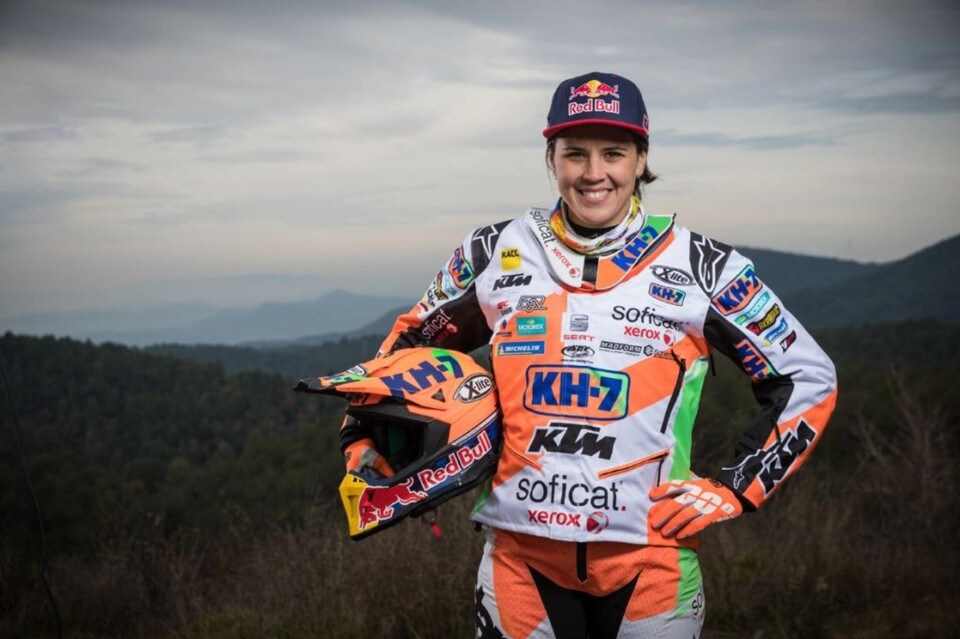 Laia Sanz e Nolan insieme alla Dakar 2018