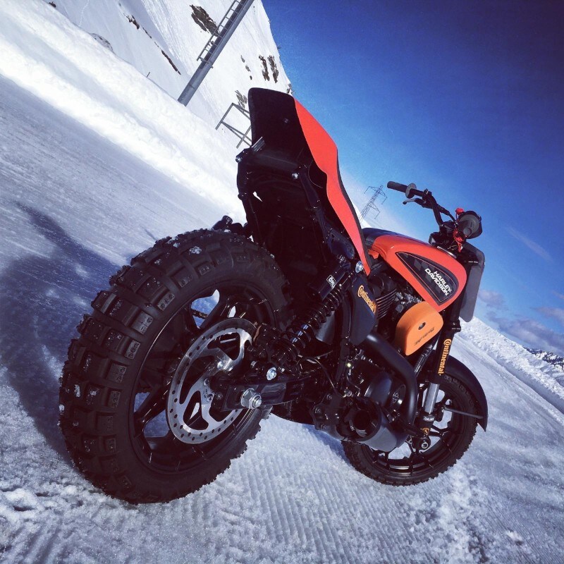 Harley-Davidson rompe il ghiaccio a SnowQuake