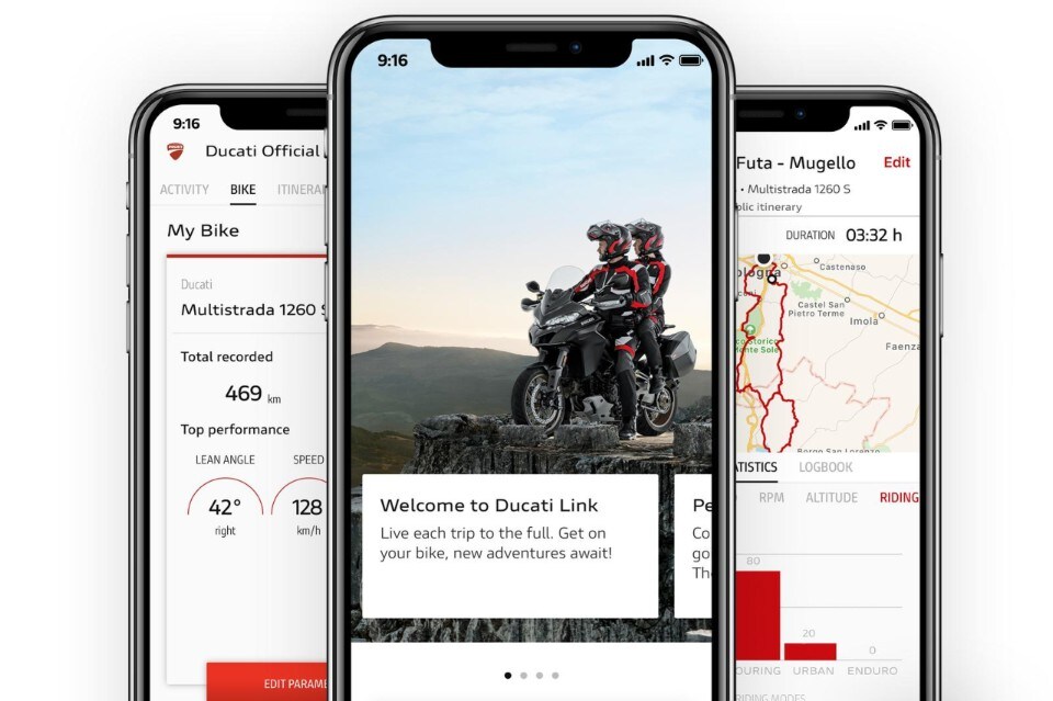 Ducati sempre più interattiva: lancia la Link App
