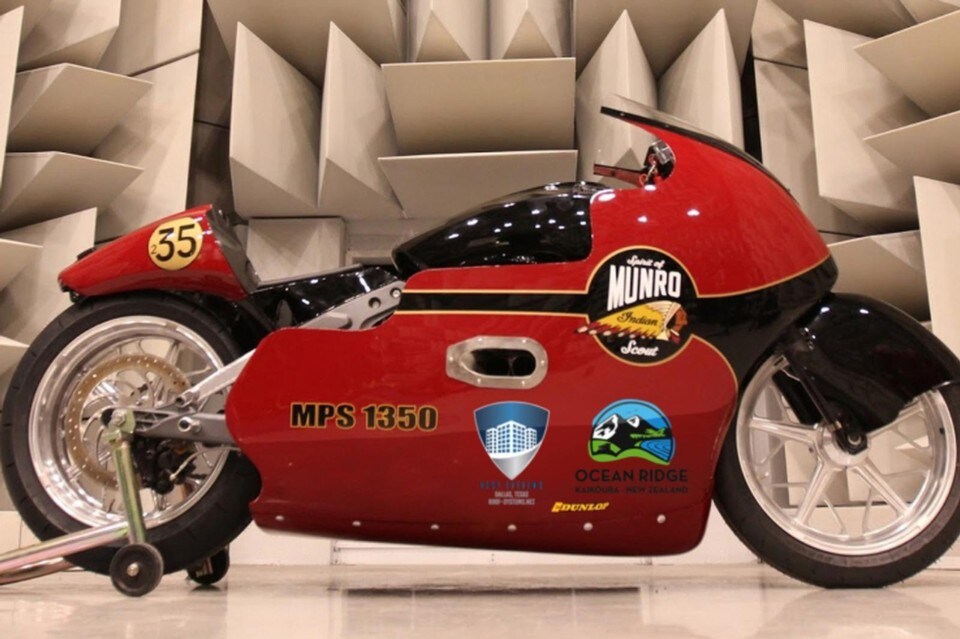 Indian con Lee Munro per abbattere il muro delle 200 miglia orarie