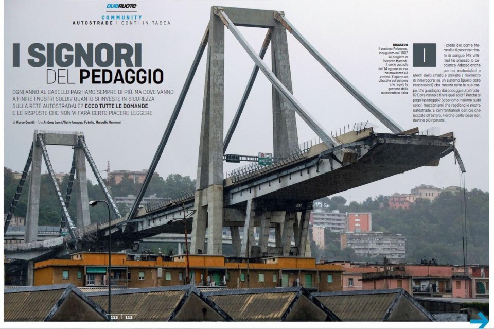 Su Dueruote di Ottobre: I signori del pedaggio