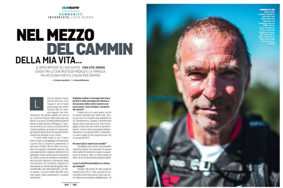 Su Dueruote di Ottobre: l'intervista a Livio Suppo