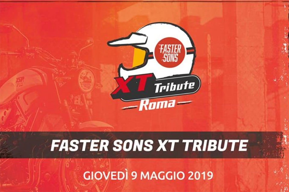 Yamaha Faster Sons XT Tribute a Roma