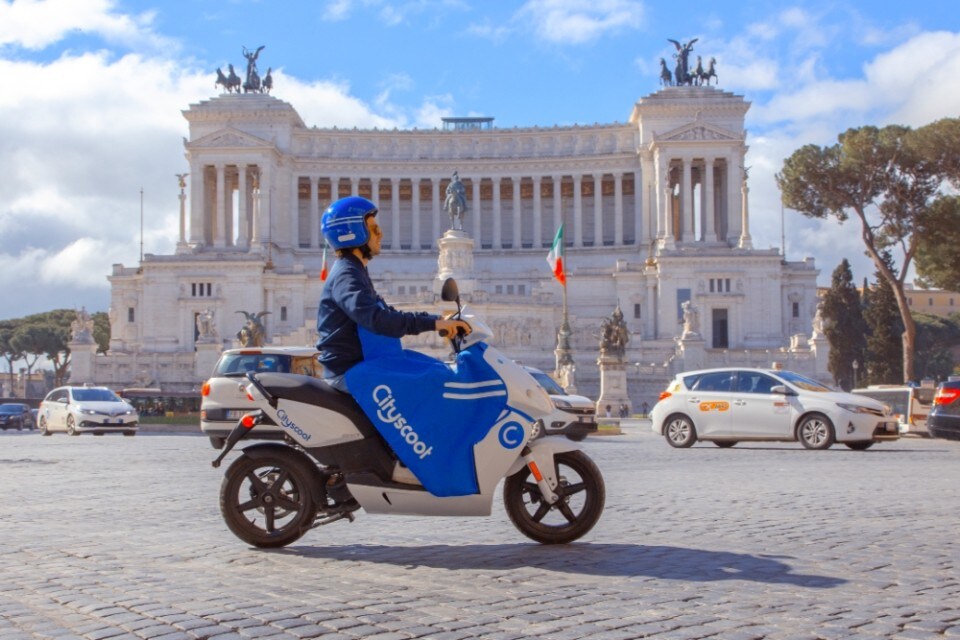 Cityscoot sbarca a Roma