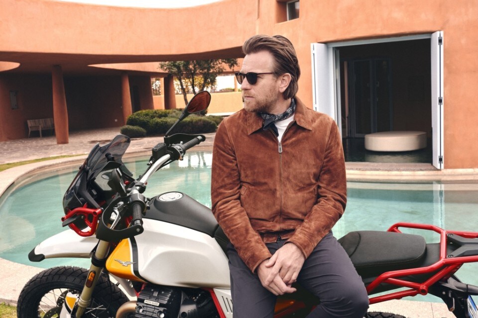 Ewan McGregor, un guzzista per la Moto Guzzi V85 TT
