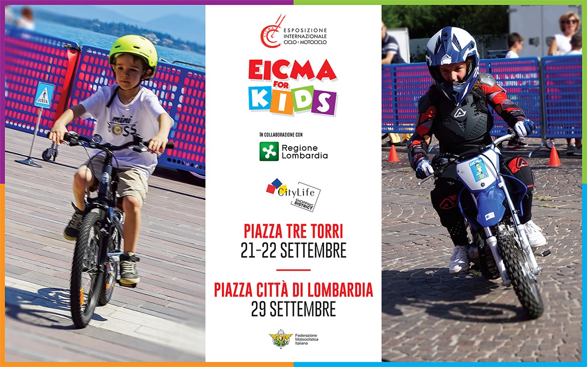 EICMA For Kids, a Milano le ultime due tappe 