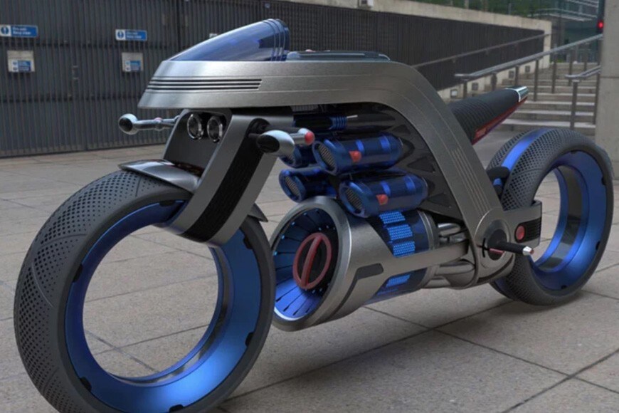 La moto-aspirapolvere in stile Dyson