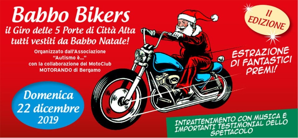 Tutti (a Bergamo) per il Babbo Bikers
