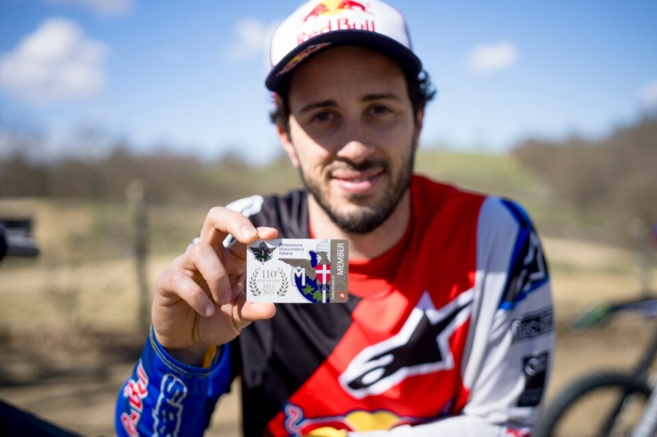 Andrea Dovizioso testimonial per la campagna tesseramenti FMI