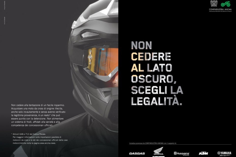 ANCMA contro le truffe sulle vendite delle moto da cross