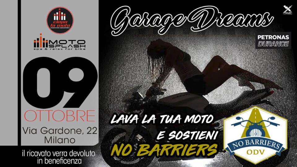GARAGE DREAMS: torna il Motolavaggio dei sogni