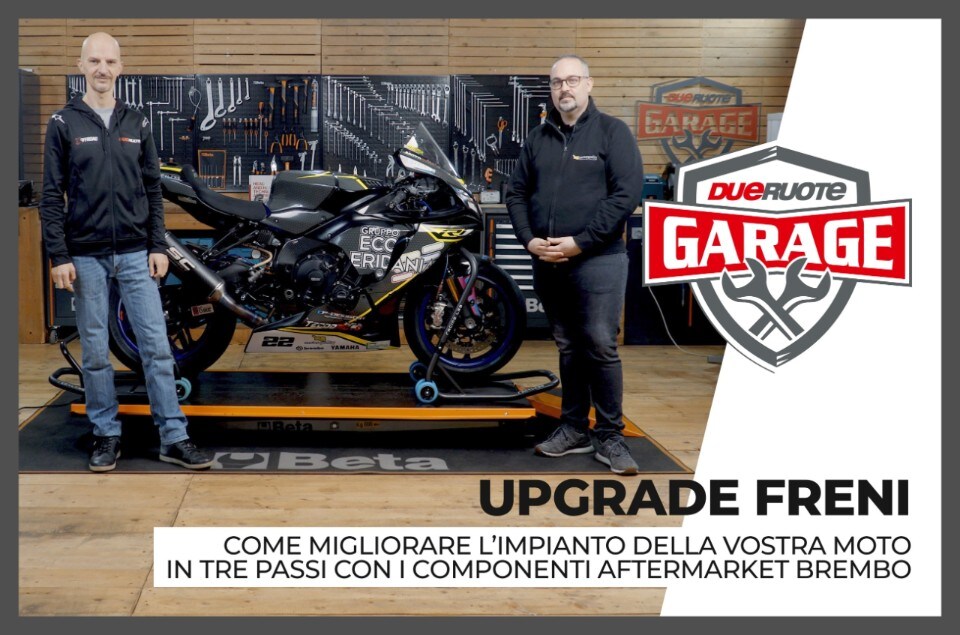 Upgrade freni: come migliorare l’impianto in tre passi con i componenti aftermarket Brembo - Dueruote Garage #09 