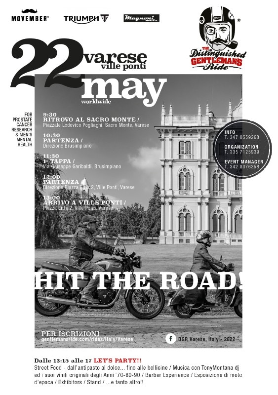 Distinguished Gentleman's Ride Varese 2022