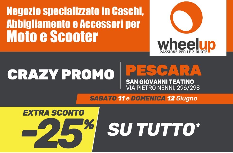 Wheelup inaugura a Pescara il suo 41esimo negozio