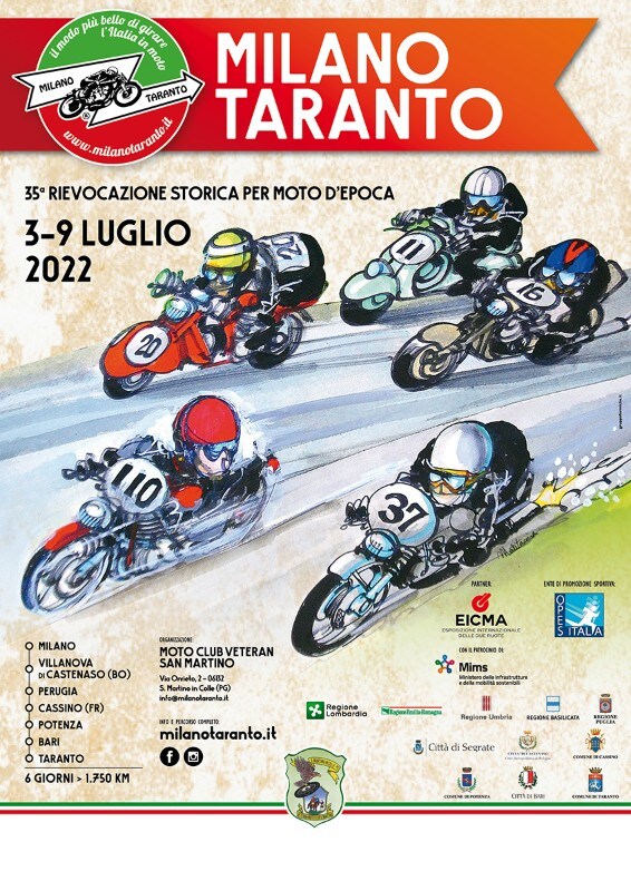 EICMA official partner della Milano-Taranto 2022  