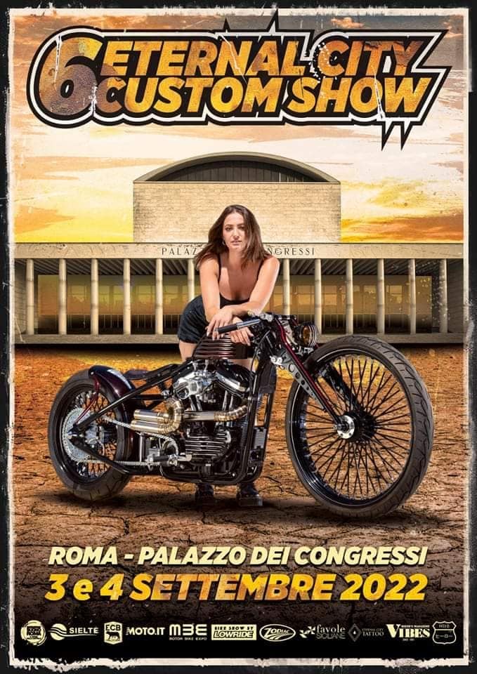 Eternal City Motorcycle Show, appuntamento a Roma il 3 e 4 Settembre 2022
