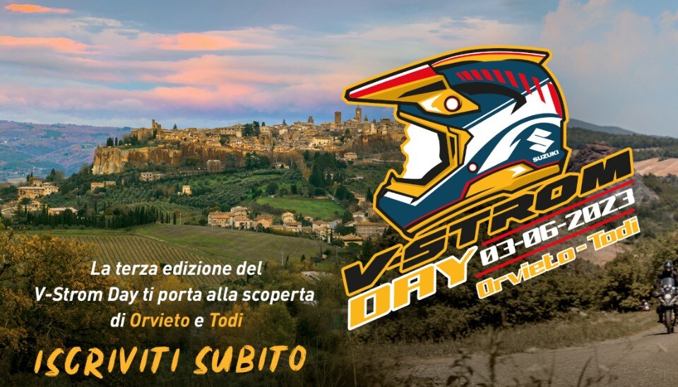 Aperte le iscrizioni al Suzuki V-Strom Day in Umbria