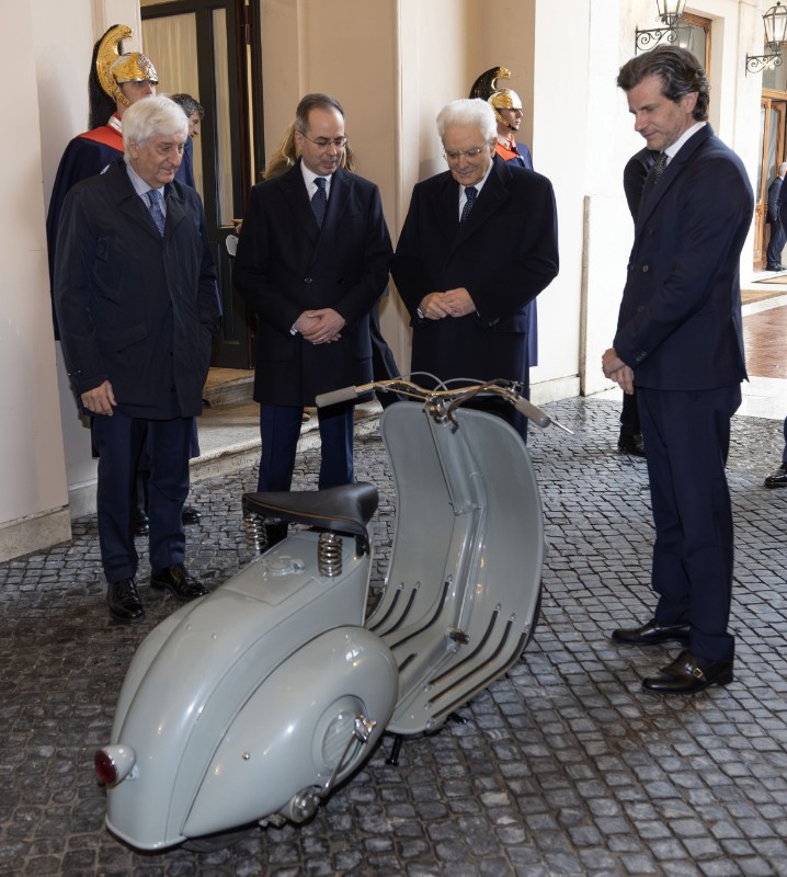 Mattarella riceve i vertici del gruppo Piaggio