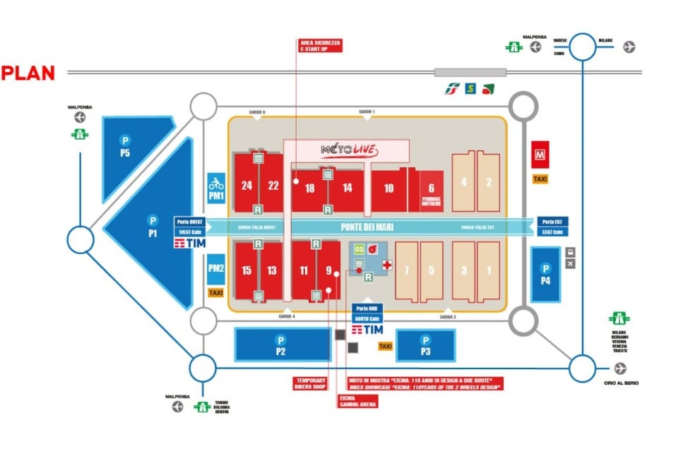 EICMA 2024: dove trovare i marchi più importanti 