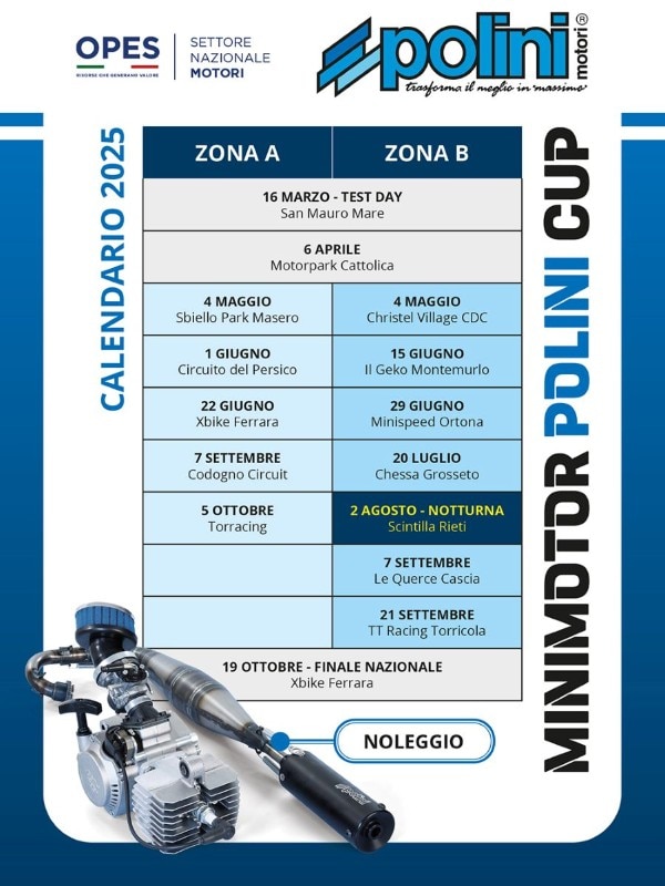 Nasce la Minimotor Polini Cup 2025