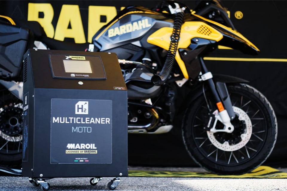 Maroil-Bardahl Italia presenta il primo dispositivo di decarbonizzazione ad idrogeno dedicato alle moto