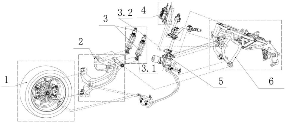 Zongshen sfida Bimota: sterzo nel mozzo con servosterzo e maxi pneumatico