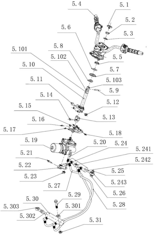 Zongshen sfida Bimota: sterzo nel mozzo con servosterzo e maxi pneumatico