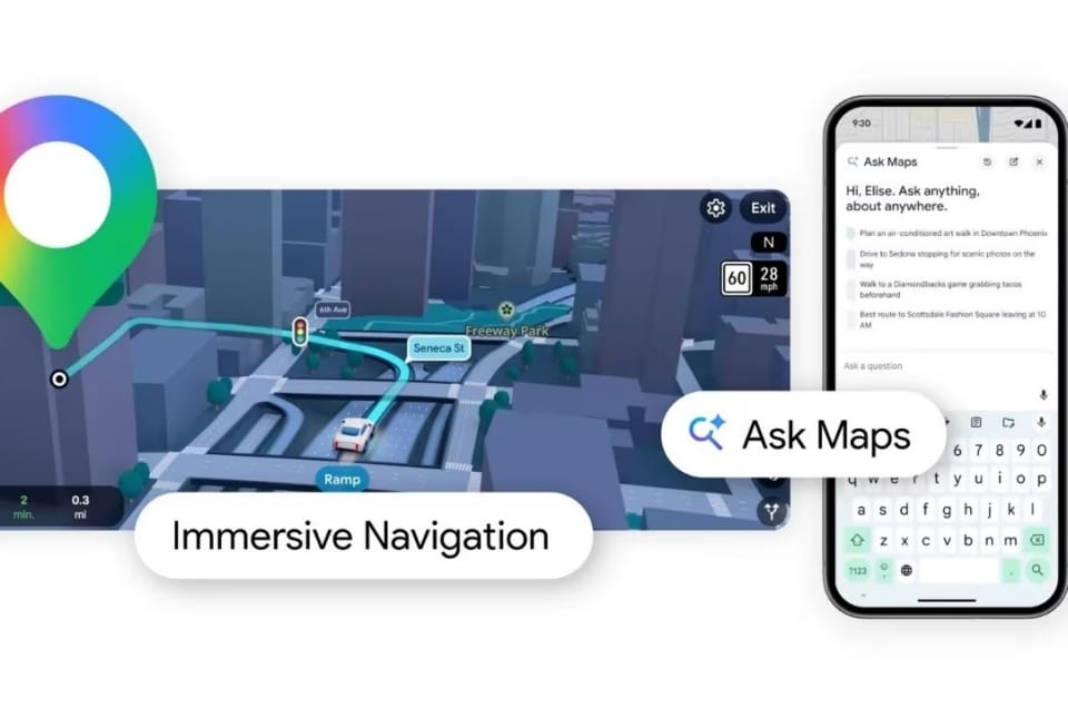 Google Maps si fa "smart": arriva Gemini AI a guidare i motociclisti