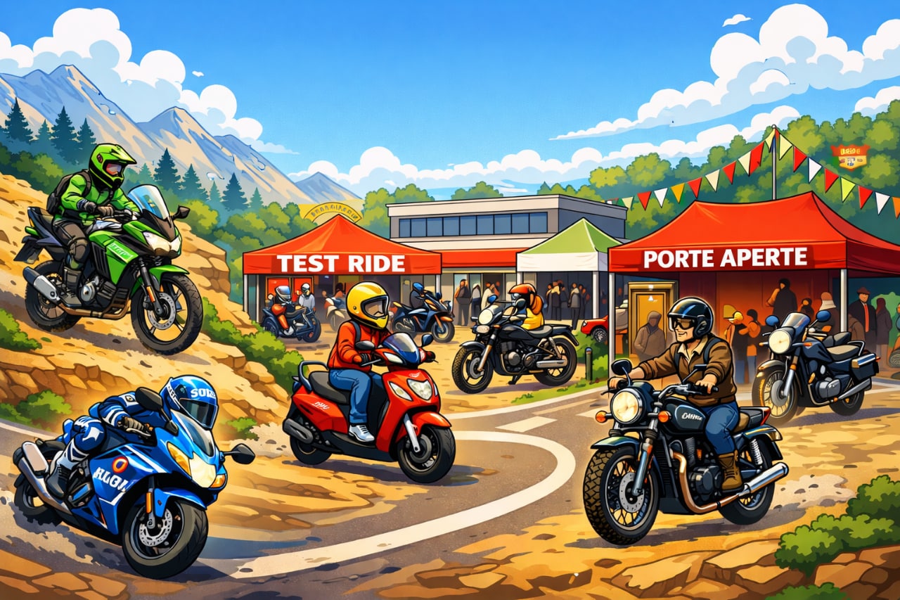 Test ride e porte aperte: tutti gli appuntamenti di aprile
