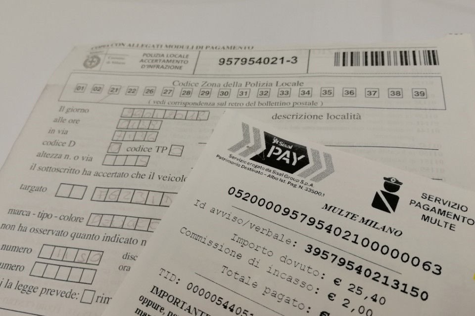 Multe: in 3 anni incassi a 1,77 miliardi, in crescita del 23%