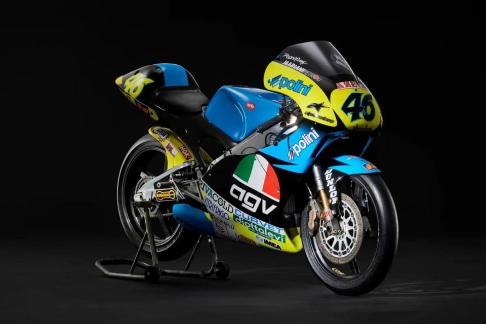 All’asta da RM Sotheby’s l’Aprilia RS125R di Valentino Rossi