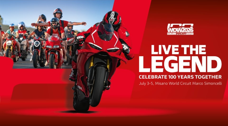 World Ducati Week 2026: il programma del Centenario tra campioni, festa e novità