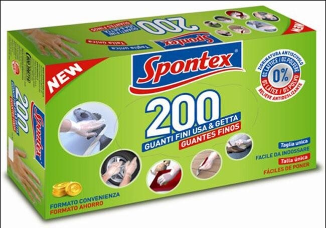 Guanti usa e getta 200 by Spontex
