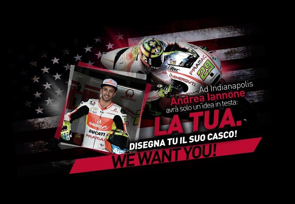 Disegna il casco di Iannone