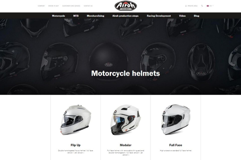 On-line il nuovo sito Airoh