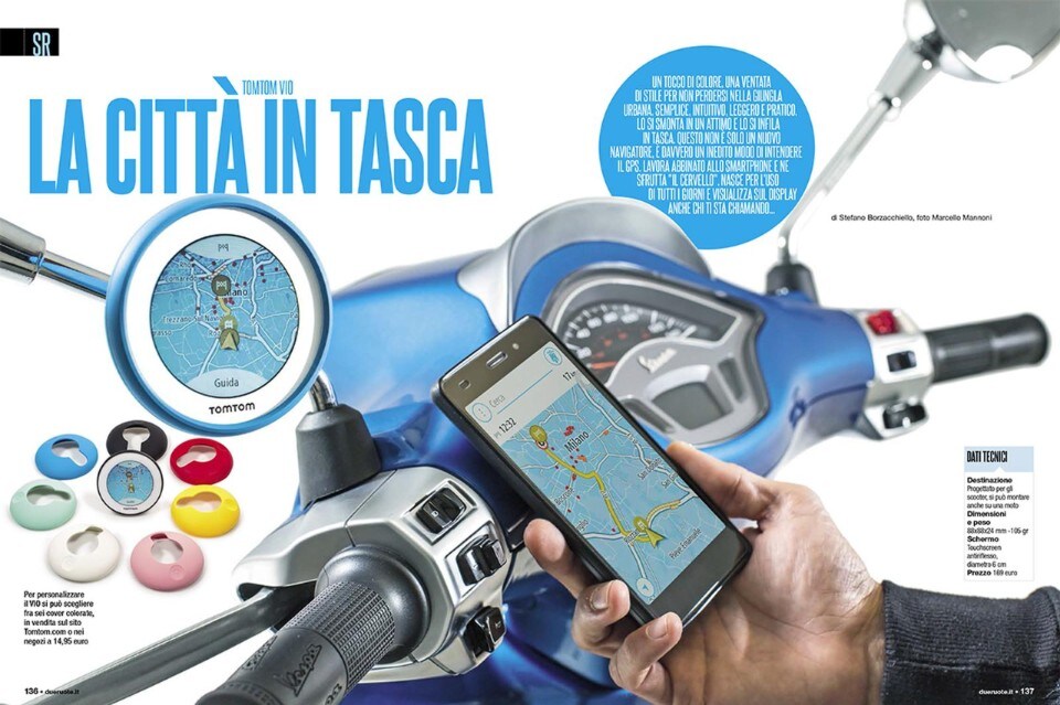 Su Dueruote di Dicembre, la prova del TomTom VIO