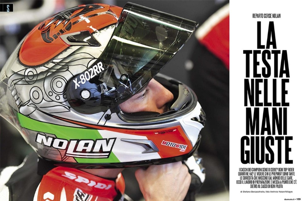 Su Dueruote di Febbraio, i segreti del Reparto Corse Nolan