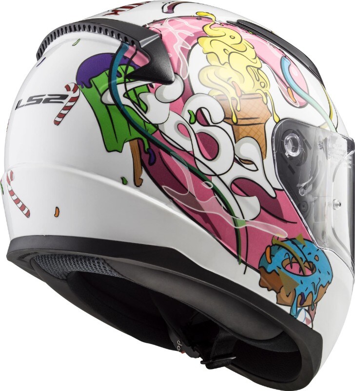 Per i piccoli motociclisti LS2 presenta il CASCO Rapid Mini FF353J