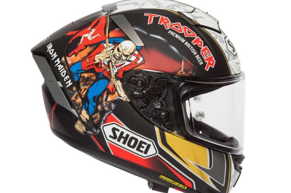Caschi, da Shoei arriva l'X-Spirit III degli Iron Maiden