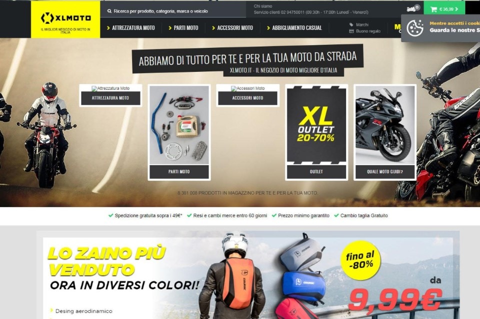 Shop online: sempre più scelta su XL Moto e 24 MX.it