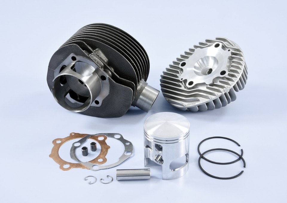 Gruppo termico in ghisa Polini per Vespa 200 PE - PX: bigger is better