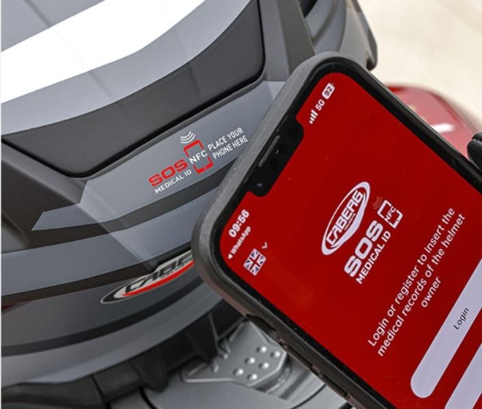 Caberg Drift EVO II: il casco con tag salvavita