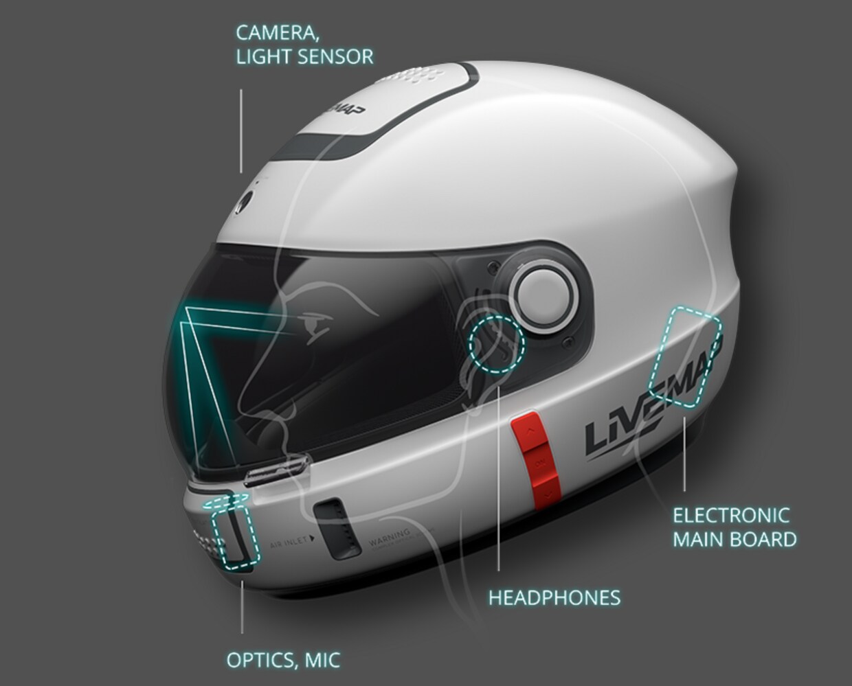 Casco con realtà aumentata: Yamaha ci crede