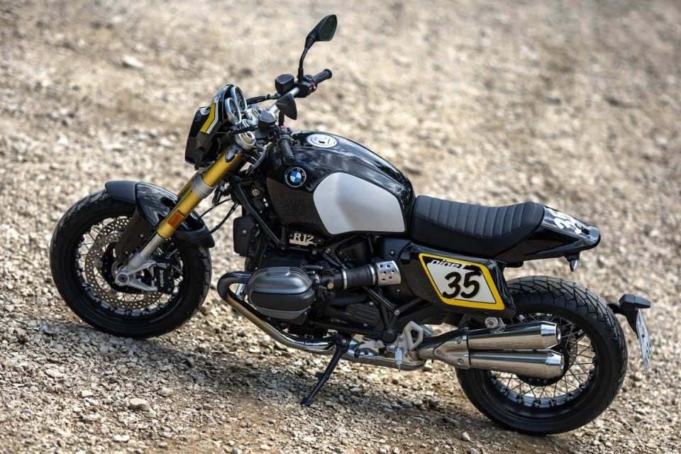 Personalizza la BMW R 12 nineT con il pacchetto accessori The Tracker