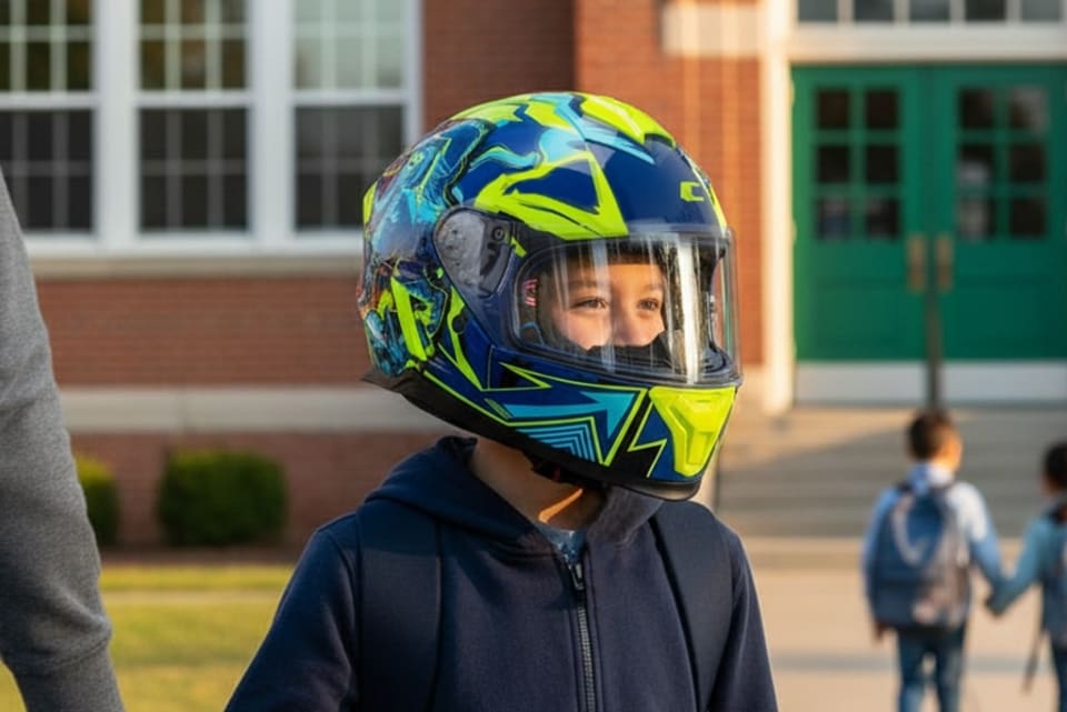 CGM 265 Micro, l’integrale per i giovani motociclisti 