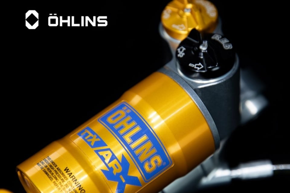 Andreani presenta l'ammortizzatore Öhlins TTX AR-X 40 per le maxi-enduro