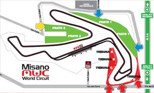 In pista a Misano