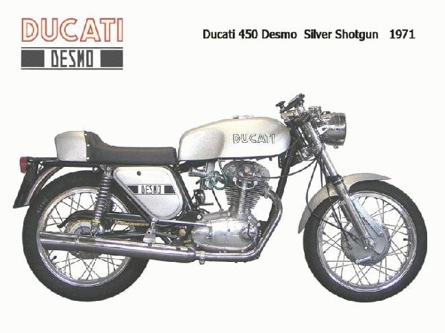 Ducati 450 Desmo Silver Shot Gun