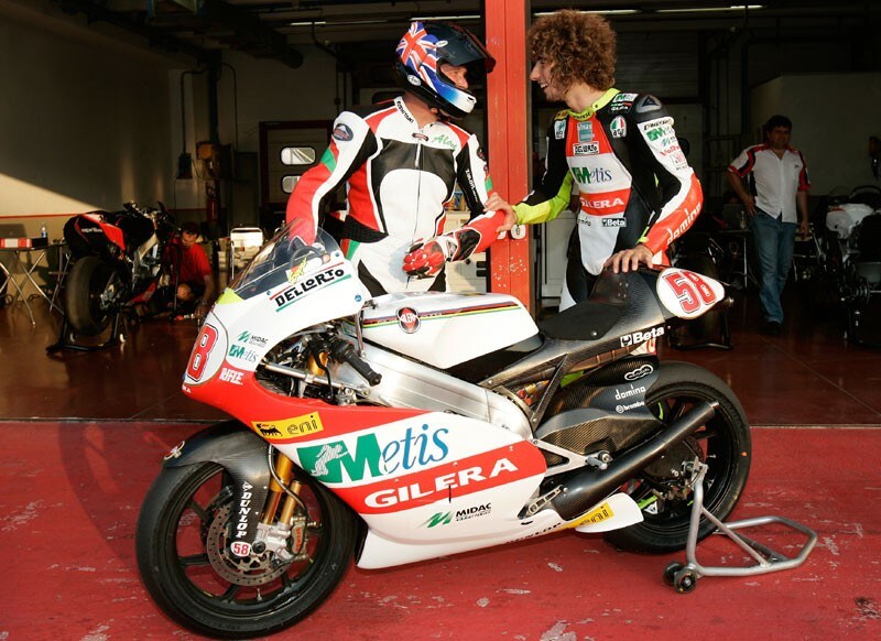 Provata la Gilera di Sic: l'ultima 250