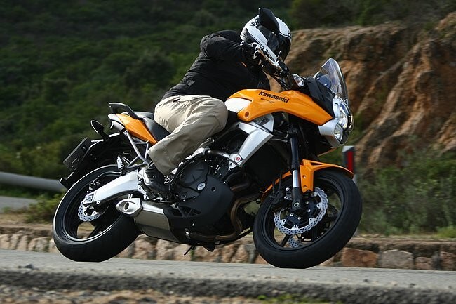 In sella alla Kawasaki Versys